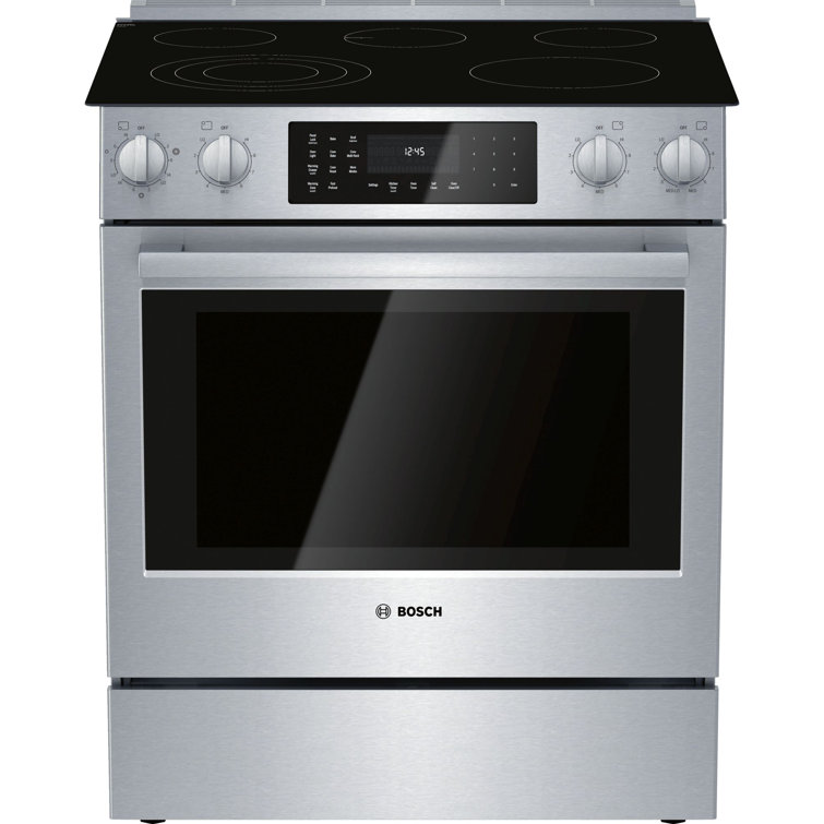 Bosch Benchmark 30" 4.6 cu ft. SlideIn Electric Range & Reviews Wayfair